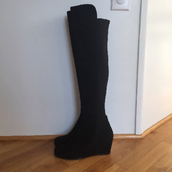 Stuart Weitzman - Over-Knee Wedge Boot US 9 | IT 39 - Picture 1 of 6